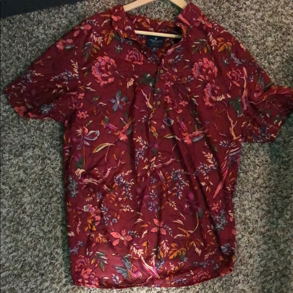 men’s button up shirt